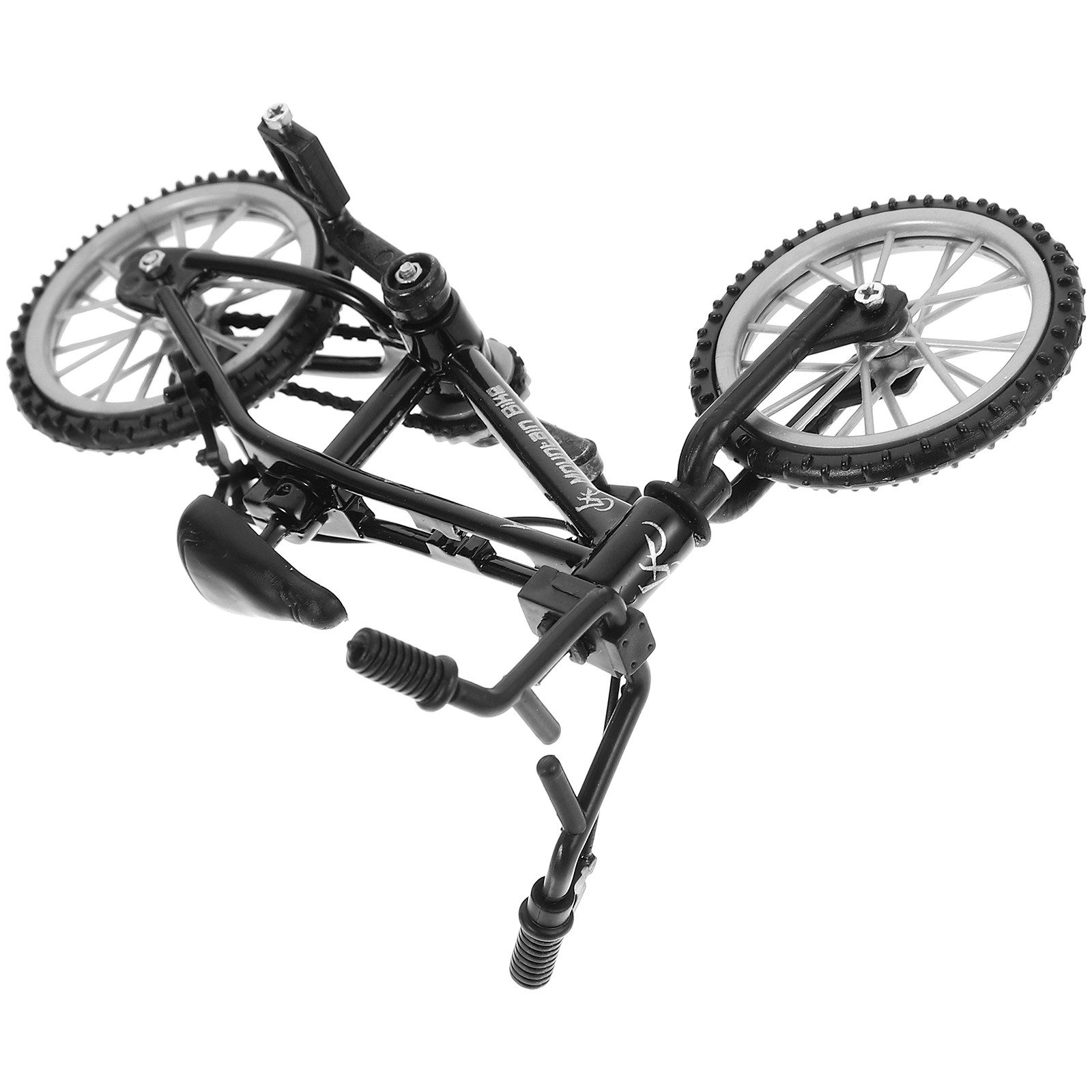 Mountain Biking Europe - Miniatur-Mountainbike aus Metall, robuste Struktur, Miniatur-Fahrrad