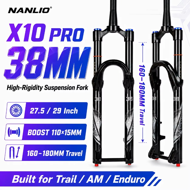 Mtb Fork Air - X10PRO Hochsteife Luftgabel 27,5/29