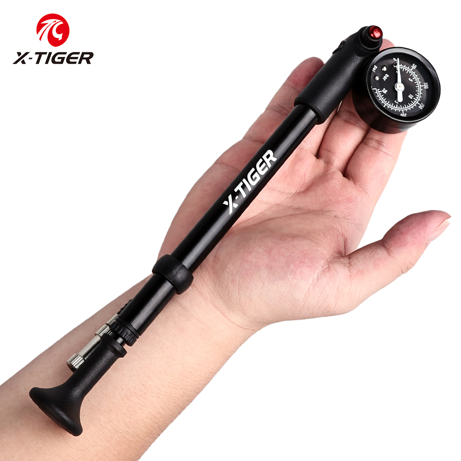 Mtb Fork Air - X-TIGER tragbare Hochdruck 300psi Fahrrad Luftpumpe