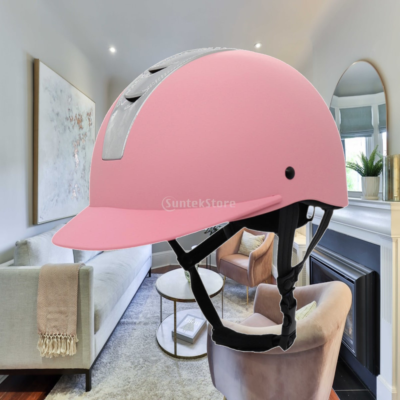 Mountain Biking Helmet - Bequemer Reithelm mit Waschbarem Futter Schutzkappe