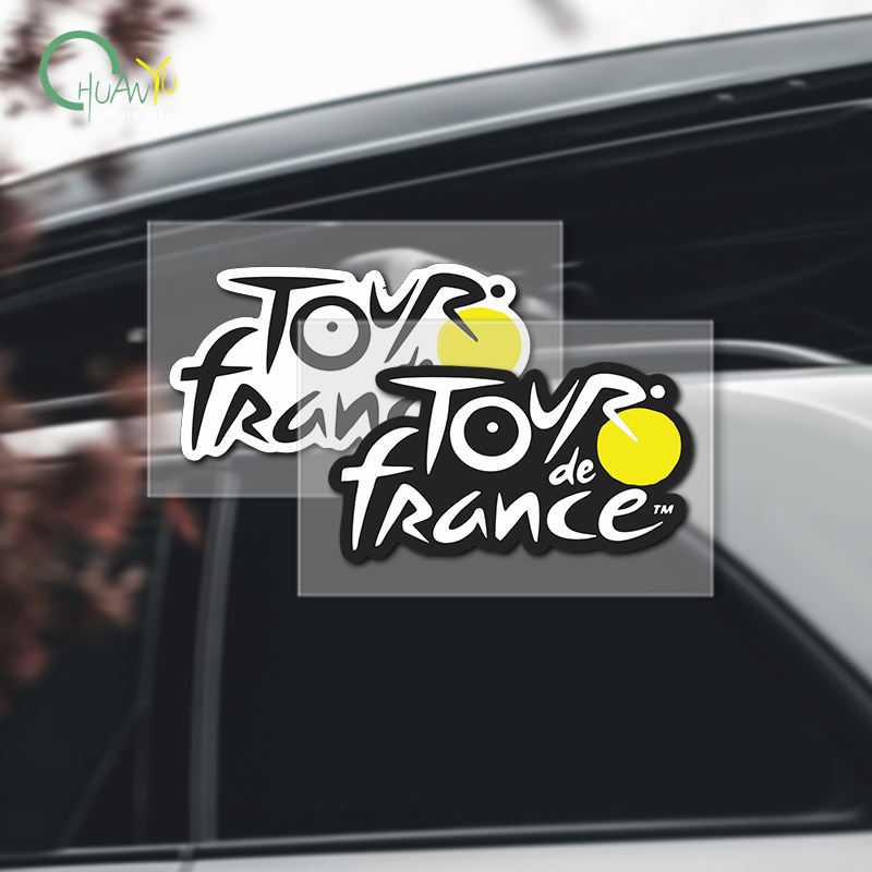 Mountain Biking Helmet - Tour de France Logo-Aufkleber für Rennräder