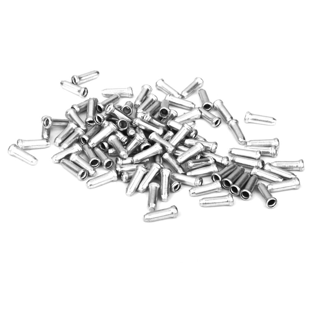 Mountain Biking Tips - Universelle Fahrradbremszug-Endkappen aus Aluminiumlegierung für Fahrradkabel-Führungen