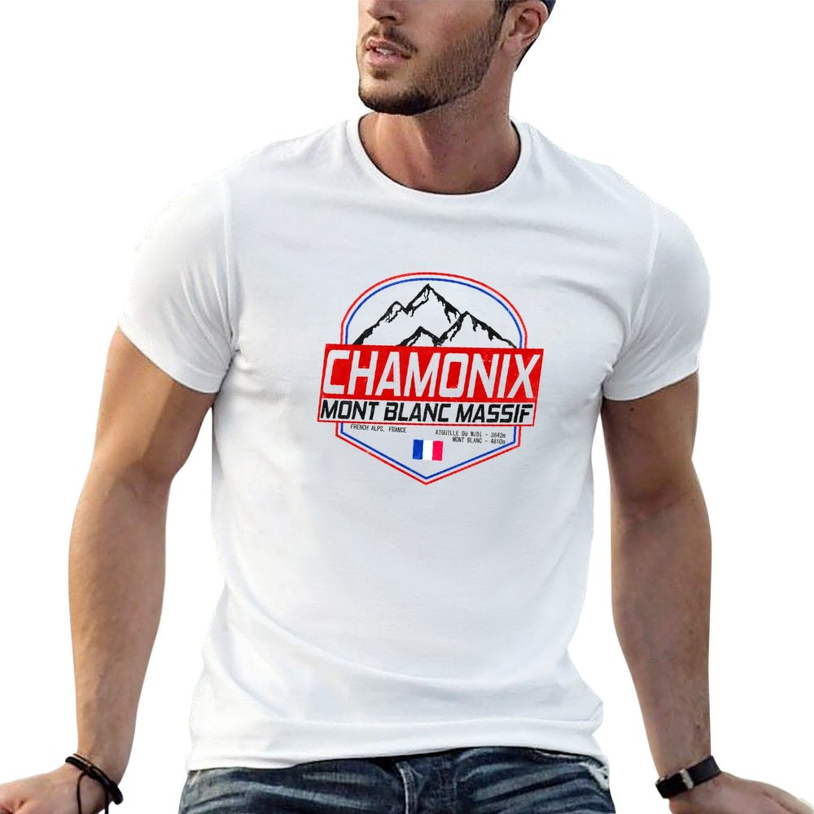 Mountain Biking France - Retro Ski Chamonix Mont Blanc Frankreich