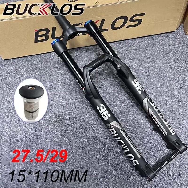Mtb Fork Air - BUCKLOS 27,5/29 Zoll MTB Luftfedergabel 110*15mm