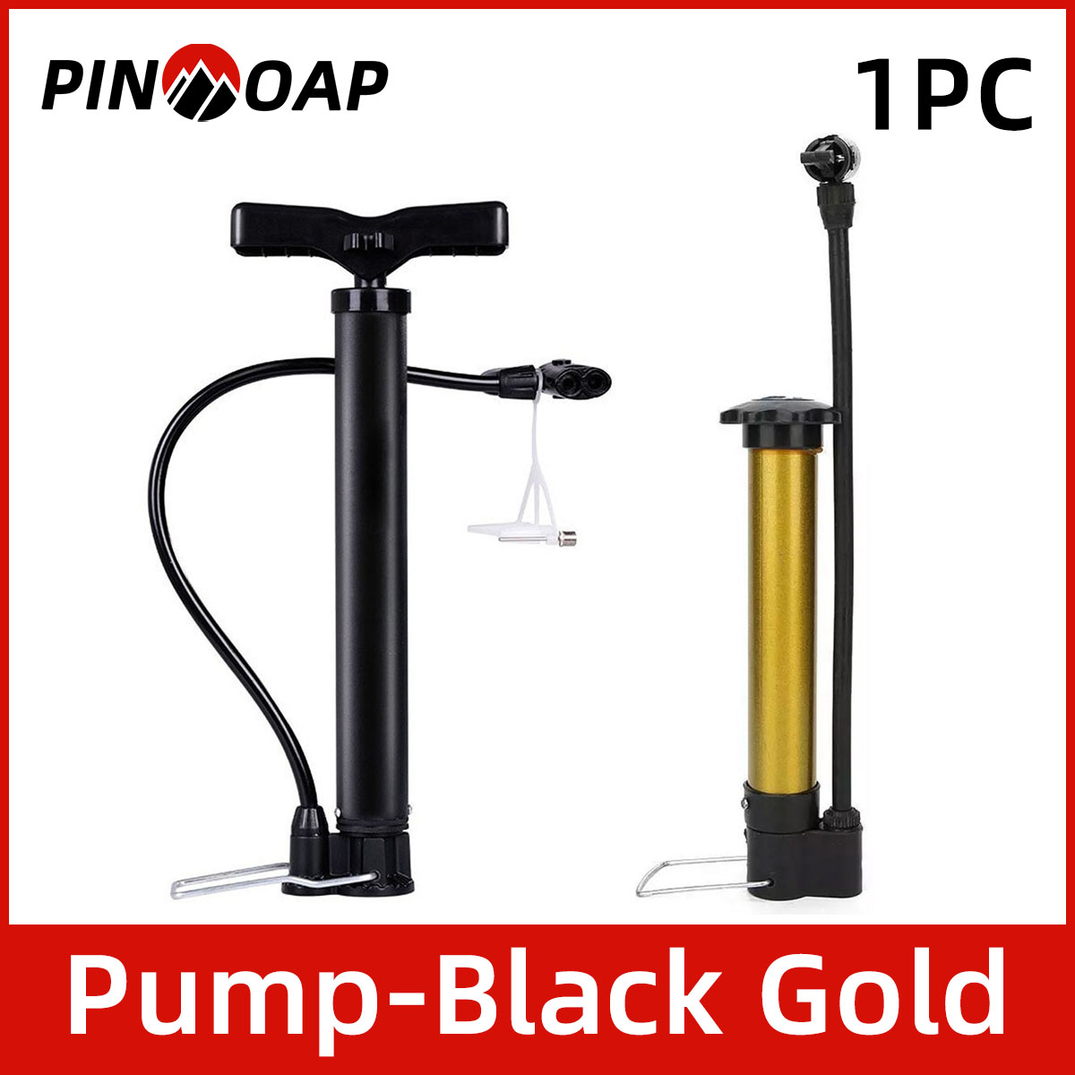 Mtb Fork Air - PINMOAP Fahrrad-Luftpumpe, praktische multifunktionale Luftpumpe, Hochdruck-Luftpumpe,