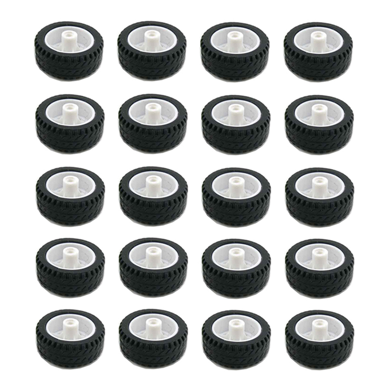 Tire Insert Foam - 20 Stück Mini-Autoräder, 20 mm x