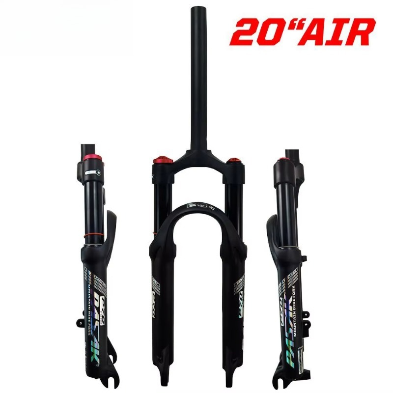 Mtb Fork Air - 20/24 Zoll MTB Luftgabel Aluminium Scheibenbremse