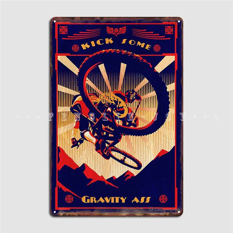 Mountain Biking Europe - Retro Mountainbike Kick Some Gravity Ass