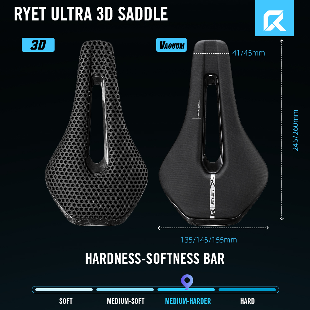 RYET 3D-Gedruckter Vollcarbon- – Mtb Saddle Lightweight Bewertung und Preis