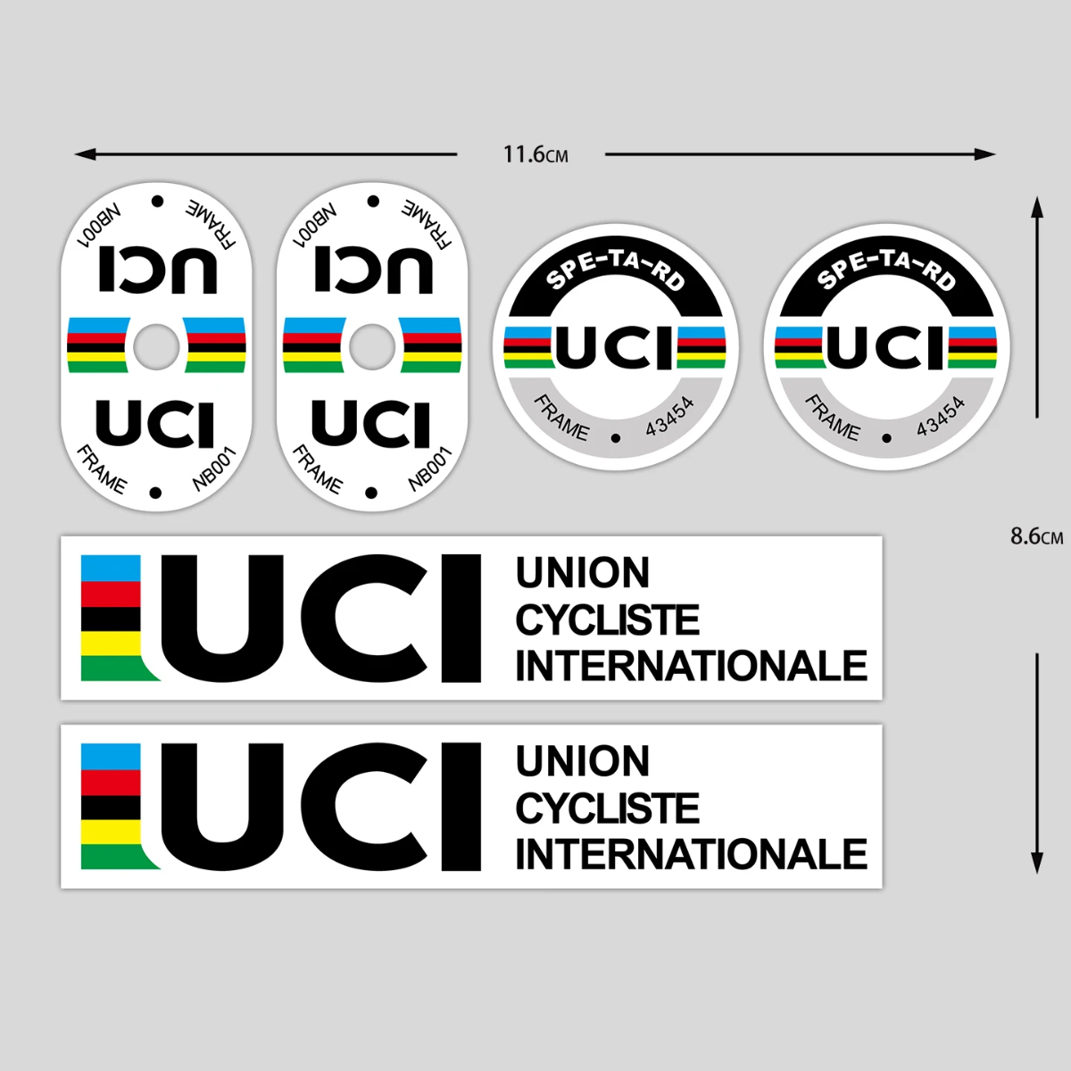 UCI Fahrradrahmen-Aufkleber, l – Mountain Biking Helmet Bewertung und Preis