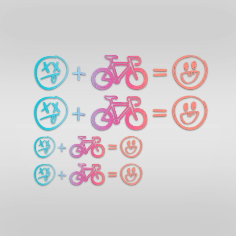 4 Stück Happy Face Fahrradaufk – Mountain Biking Helmet Bewertung und Preis