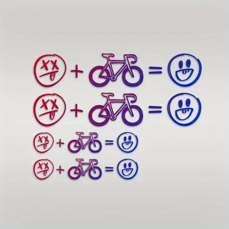 4 Stück Happy Face Fahrradaufk – Mountain Biking Helmet Bewertung und Preis