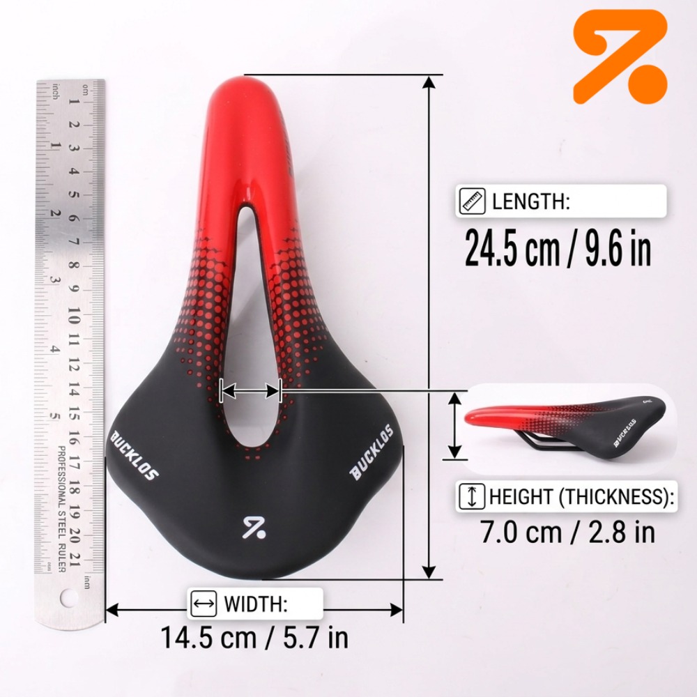 BUCKLOS Hohler Rennradsattel,  – Mtb Saddle Lightweight Bewertung und Preis