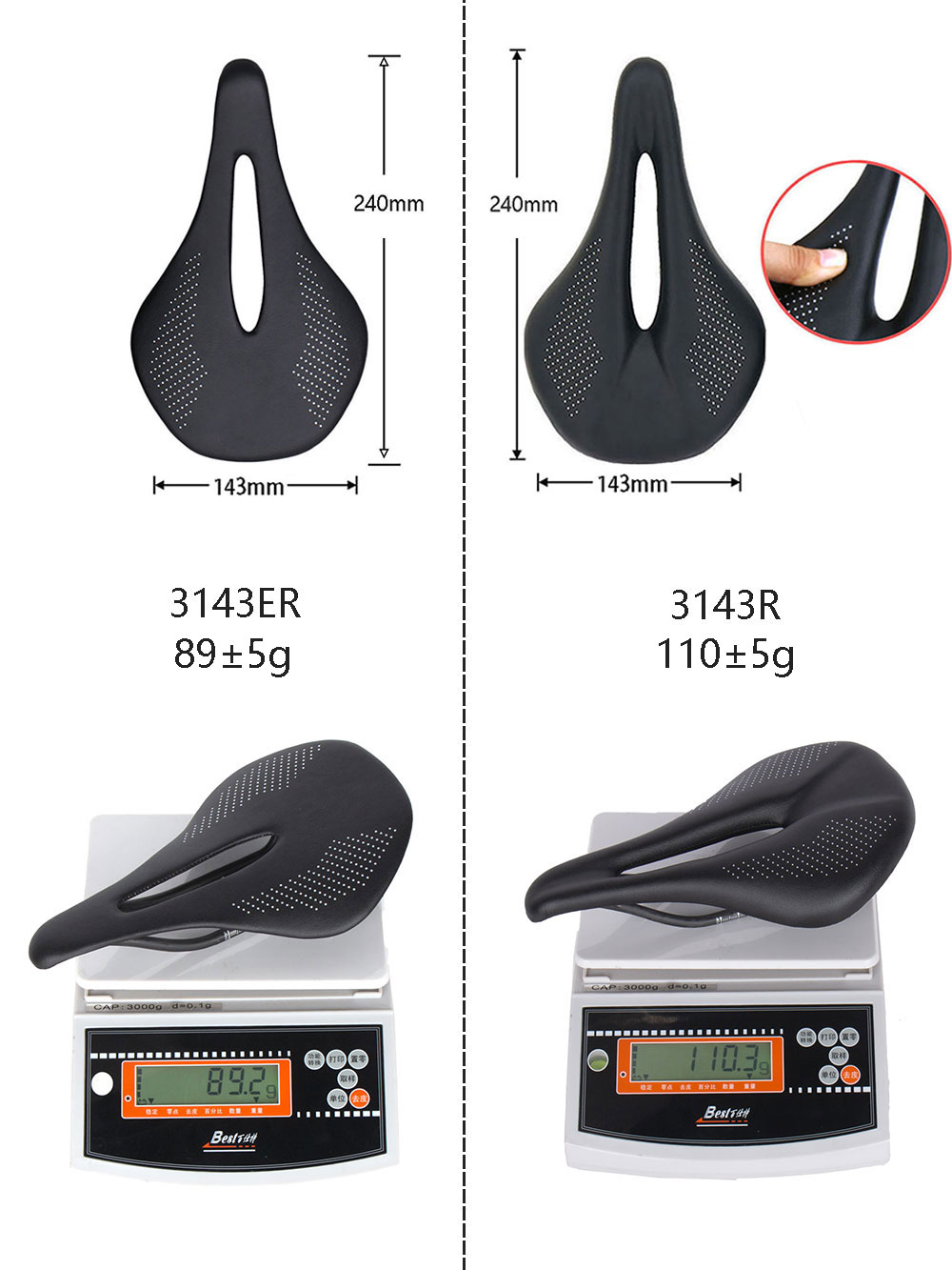 Neuer 89g EVA Carbon Fahrradsa – Mtb Saddle Lightweight Bewertung und Preis