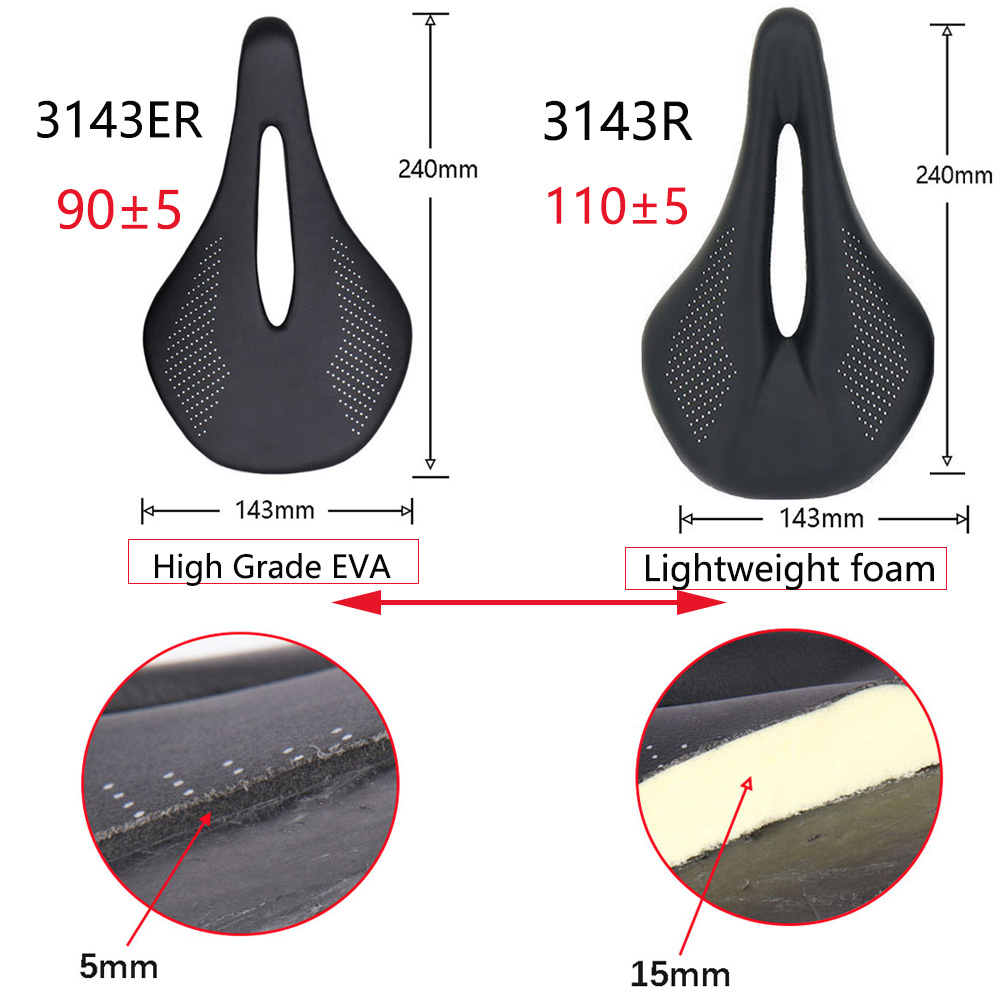 Neuer 89g EVA Carbon Fahrradsa – Mtb Saddle Lightweight Bewertung und Preis