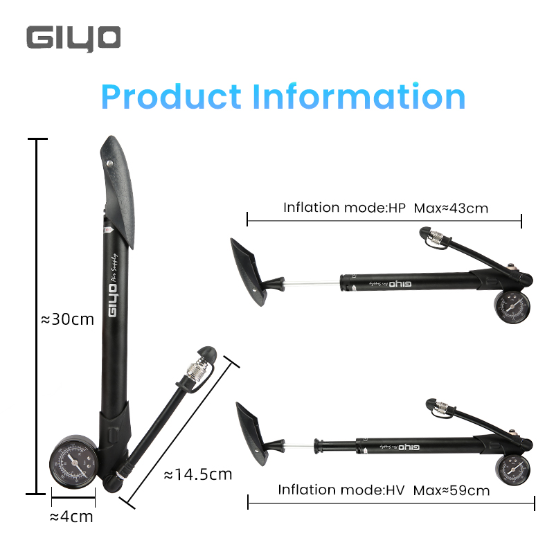 Giyo GS-41P 300psi Fahrrad-Sto – Mtb Fork Air Bewertung und Preis