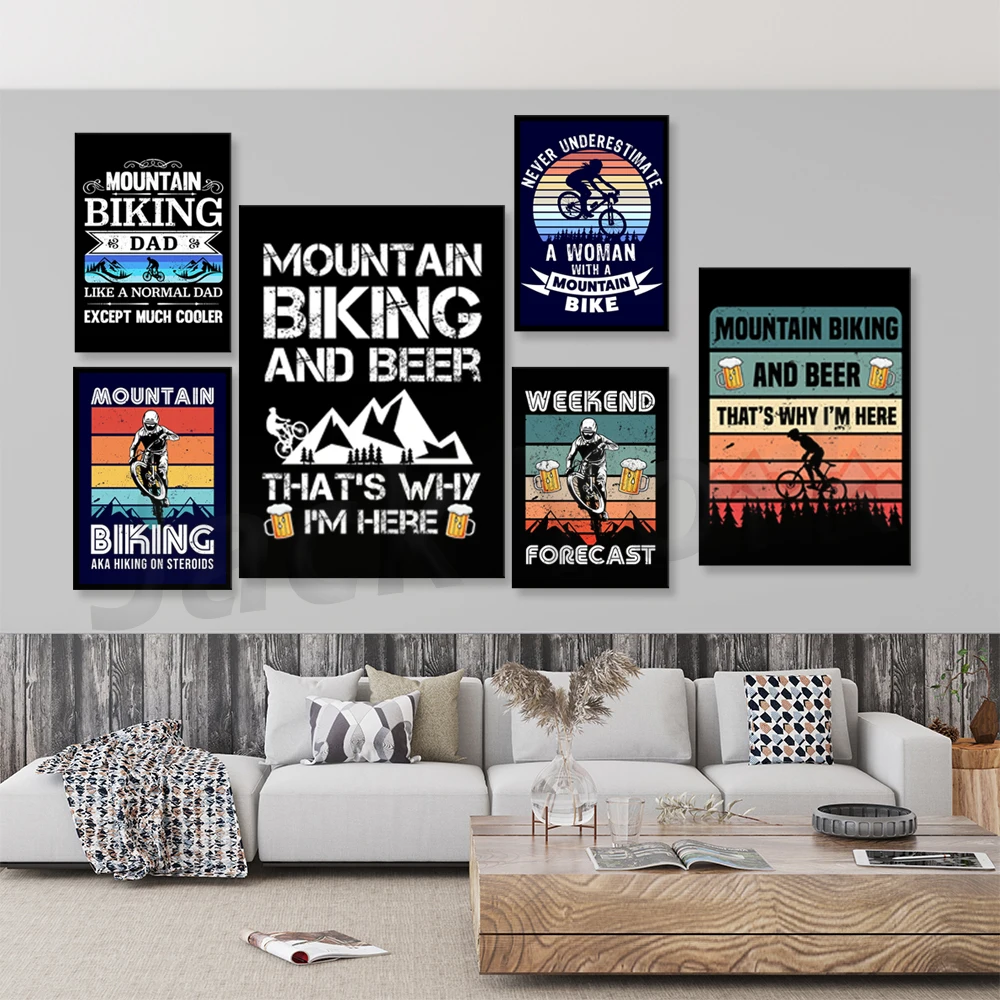 Go Mountain Bike Druck Leinwan – Mountain Biking Pictures Bewertung und Preis
