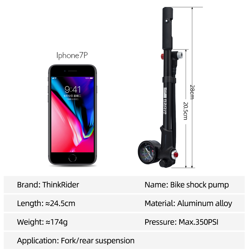 ThinkRider Tragbare Hochdruck- – Mtb Fork Air Bewertung und Preis