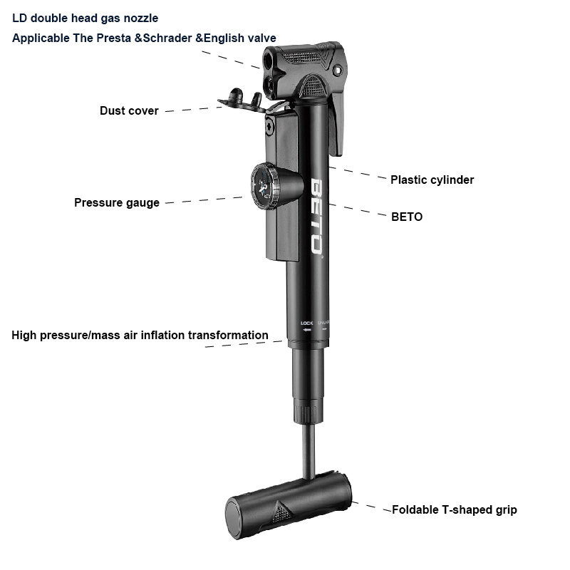 BETO Fahrrad Pumpe Mini Hand P – Mtb Fork Air Bewertung und Preis